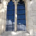 Finished window with acrylic infill, cut to 3D scanned profile.