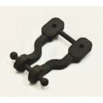 Black 3d printed part