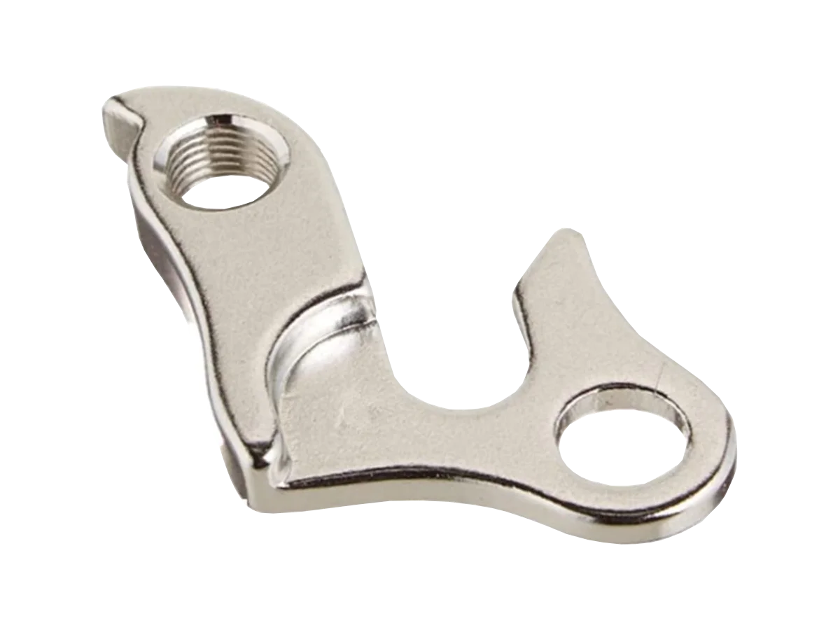 Photo of a bicycle’s aluminium rear derailleur hanger we used for reverse engineering